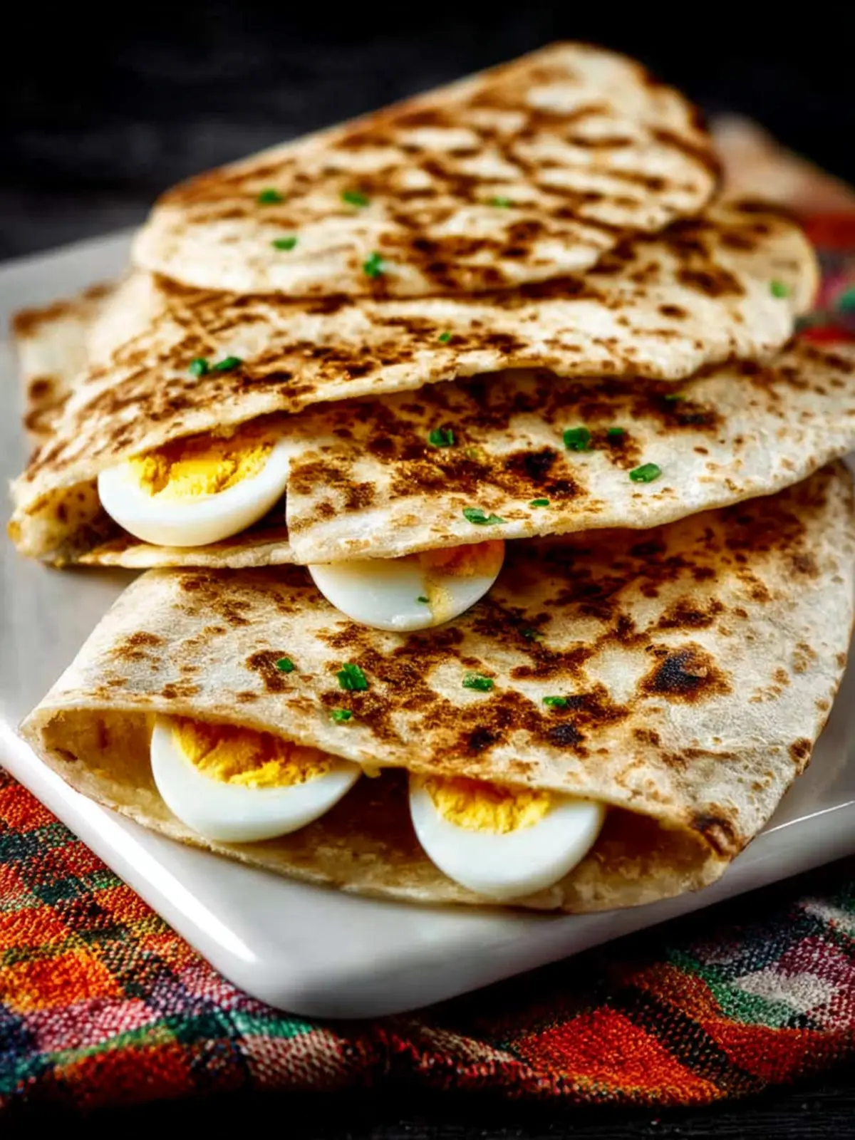 Hard-Boiled Egg Quesadillas First Image