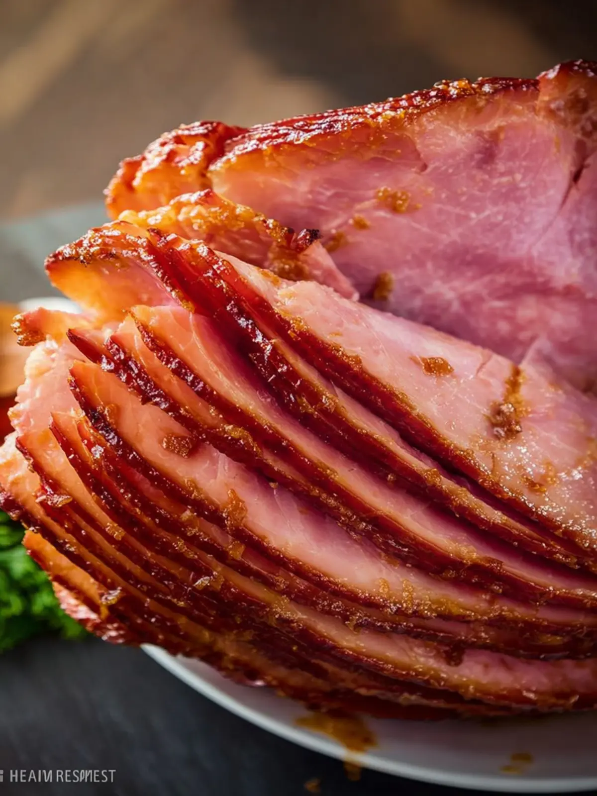 Honey Glazed Crock Pot Ham First Image