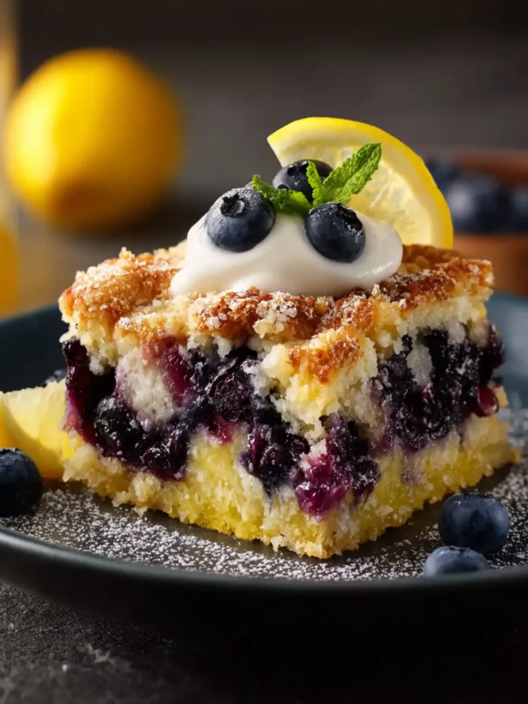 Lemon Blueberry Dump Cake First Image