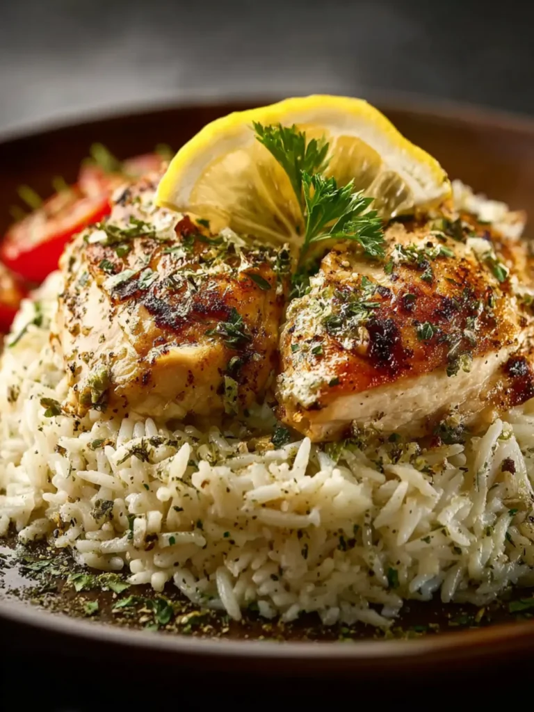 Lemon Herb Chicken Rice First Image