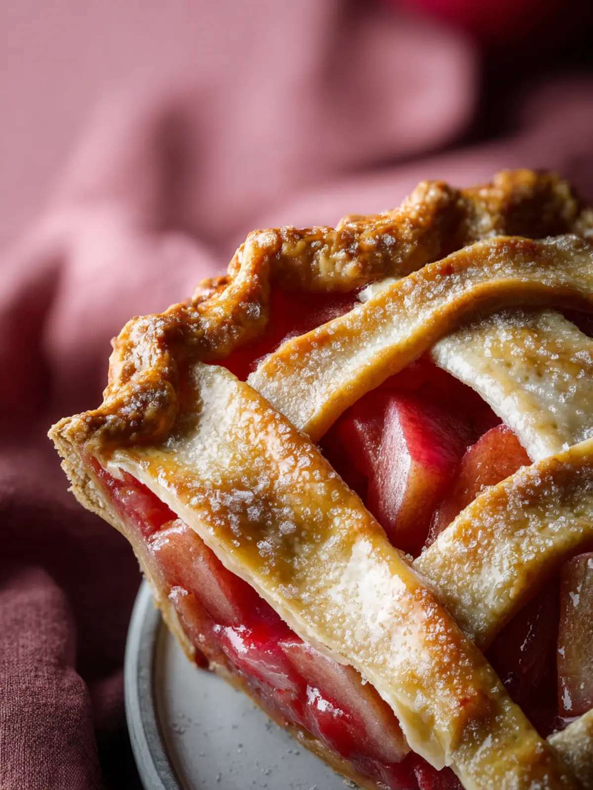 Rhubarb Pie First Image