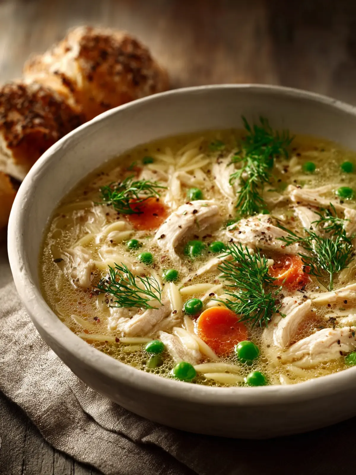 Chicken Orzo Soup First Image