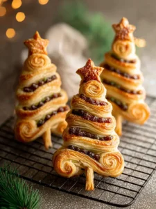 Puff Pastry Christmas Trees First Image