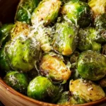 Slow Cooker Parmesan Brussels Sprouts First Image