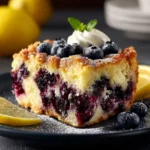 lemon blueberry cheesecake dump cake First Image