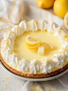 no bake lemon cheesecake pie First Image